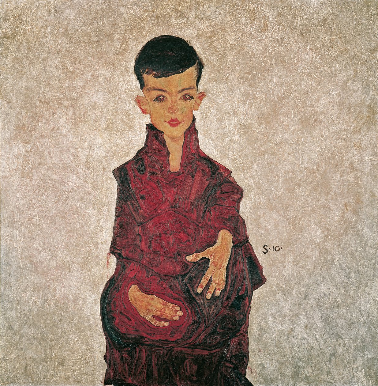 Reiner Boy (Portrait of Herbert Reiner) by Egon Schiele