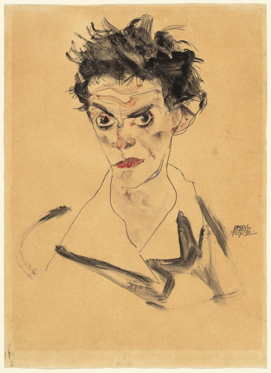 Self-Portrait by Egon Schiele