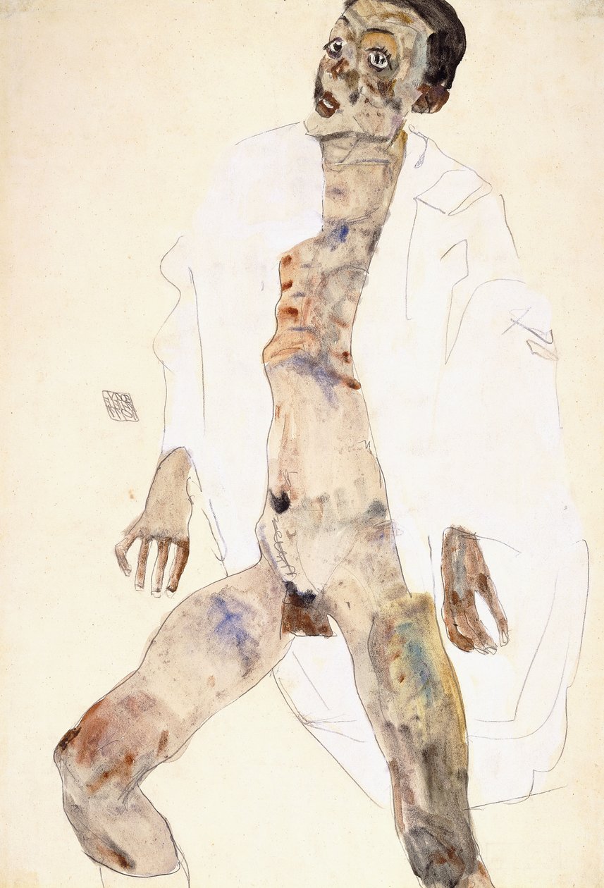 Standing Man by Egon Schiele