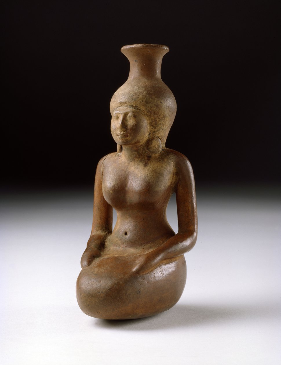 Vessel in the Shape of a Girl (detail) by Egyptian