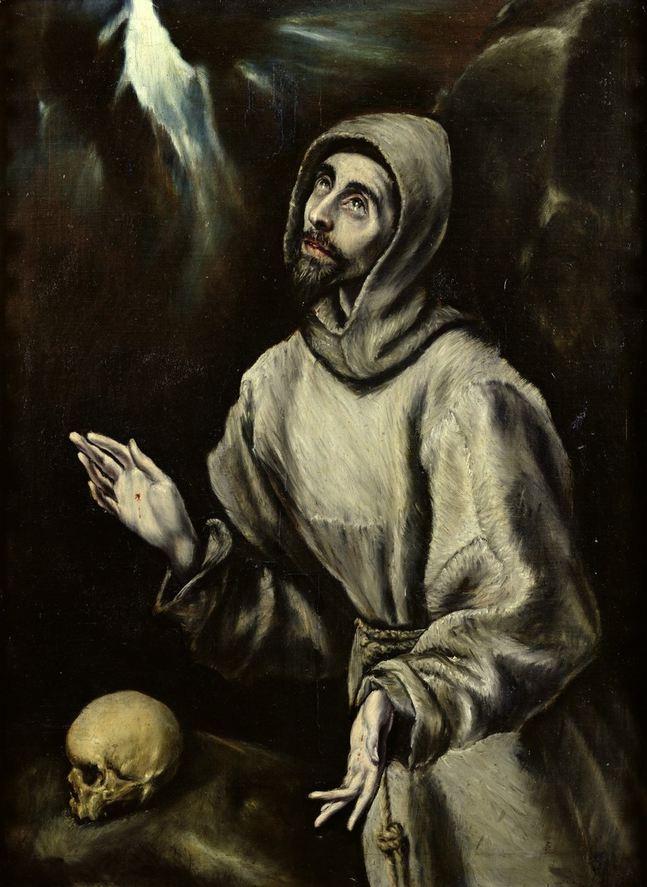 St. Francis of Assisi Receiving the Stigmata, c.1595 by El Greco
