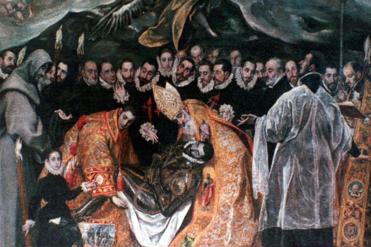 The Burial of Count Orgaz (detail) by El Greco