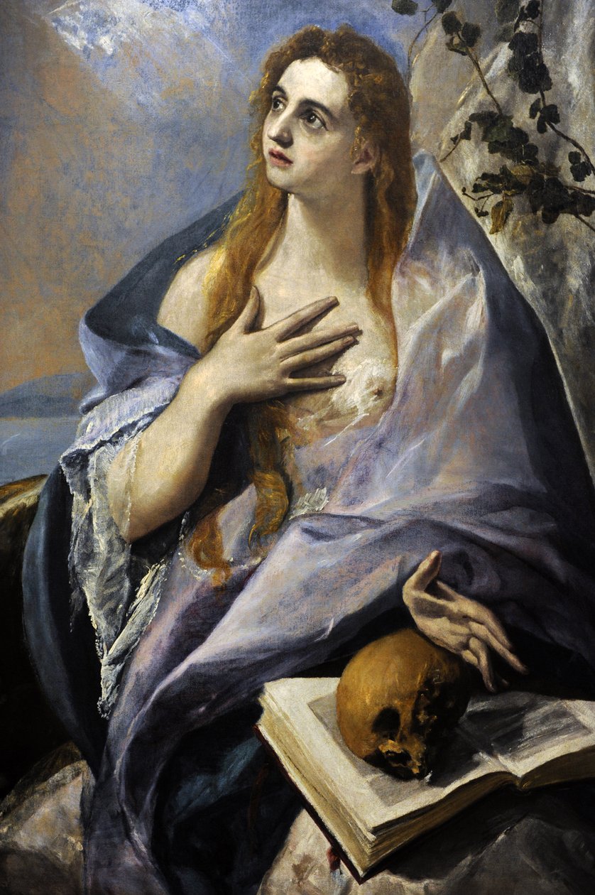 The Penitent Magdalene by El Greco
