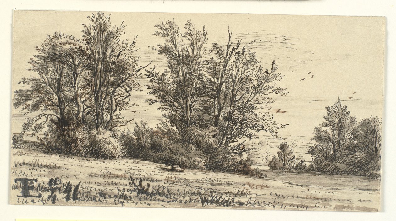 Landscape with Groups of Trees by Eleonore Christine Tscherning