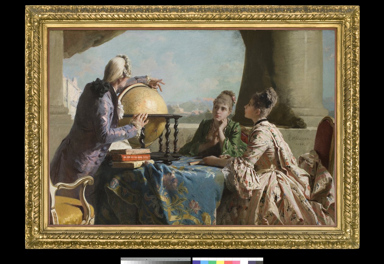 The Geography Lesson by Eleuterio Pagliano