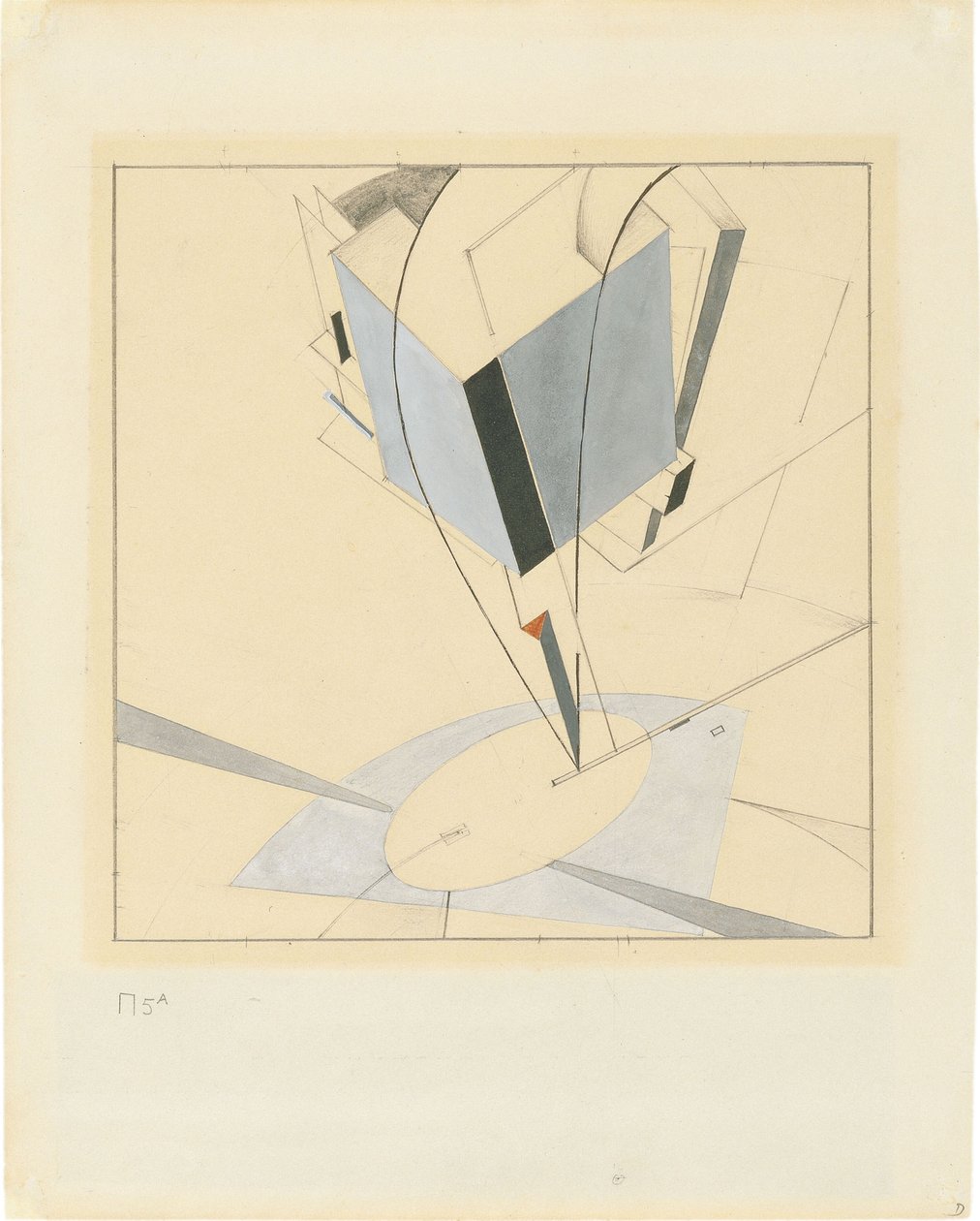 Proun 5 by Eliezer Markowich Lissitzky