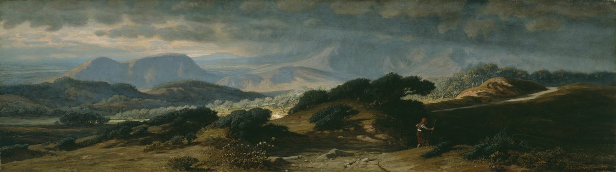 Storm in Umbria by Elihu Vedder