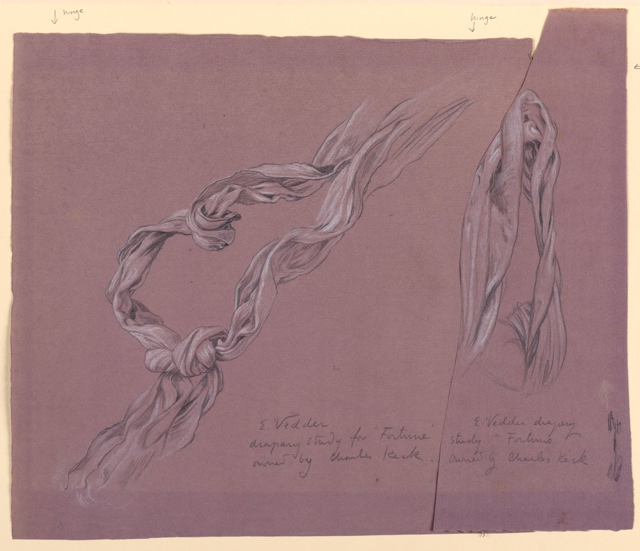 Study for "Fortune" by Elihu Vedder