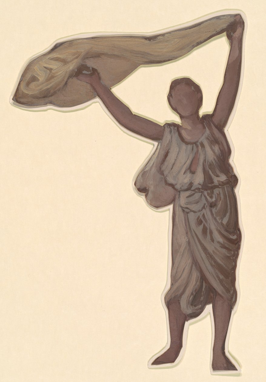 Study for "Greek Girls Bathing" by Elihu Vedder