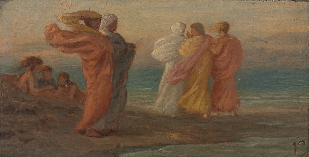 The Music Party, c. 1875 by Elihu Vedder
