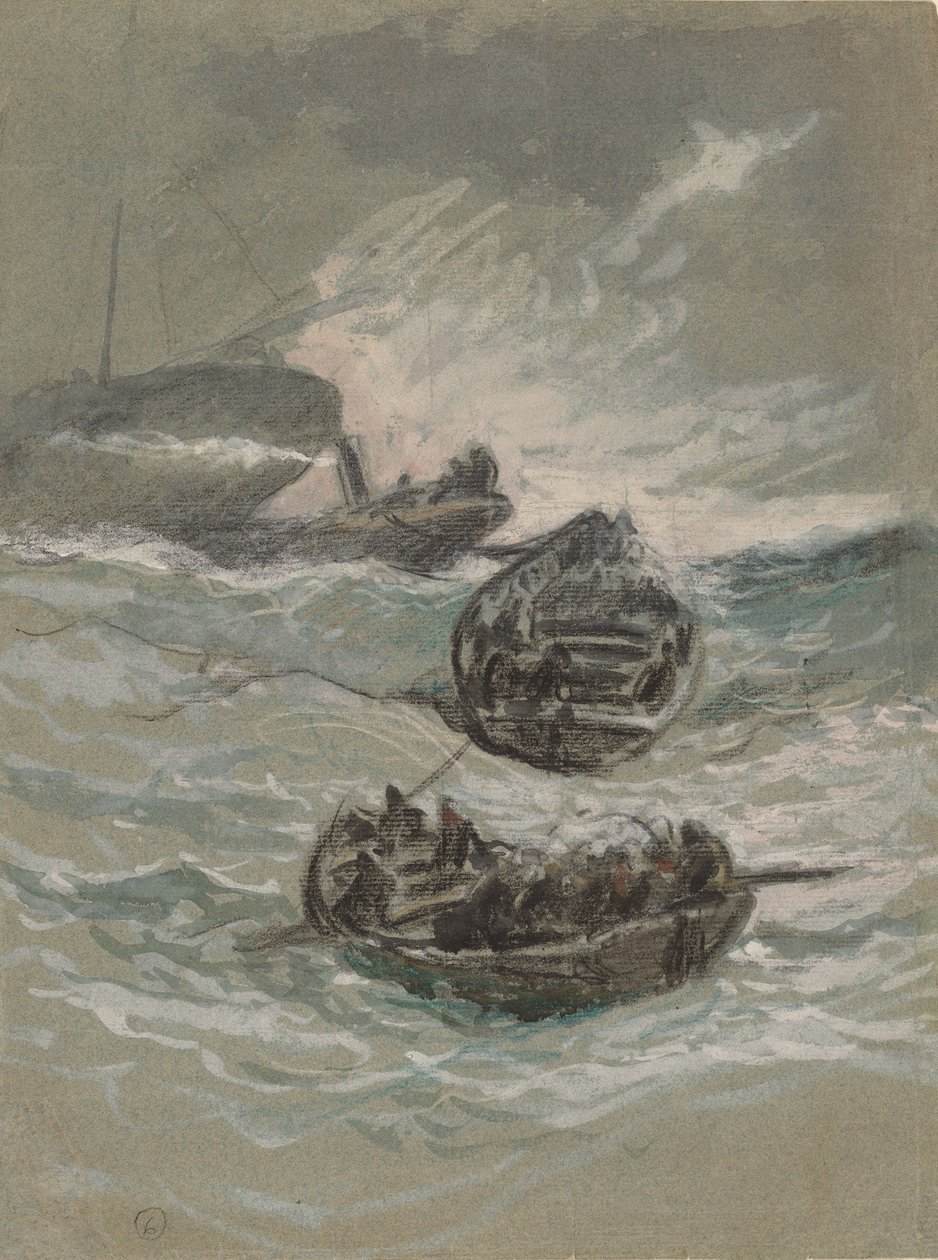 The Shipwreck by Elihu Vedder