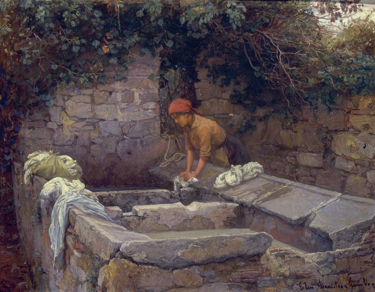 The Washerwoman by Elin Danielson Gambogi