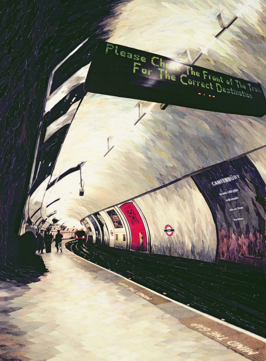 Please Check the front of the Train... 1998 by Ellen Golla