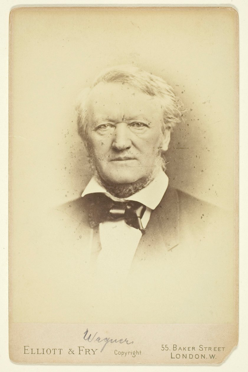 Portrait of Wagner by Elliott and Fry