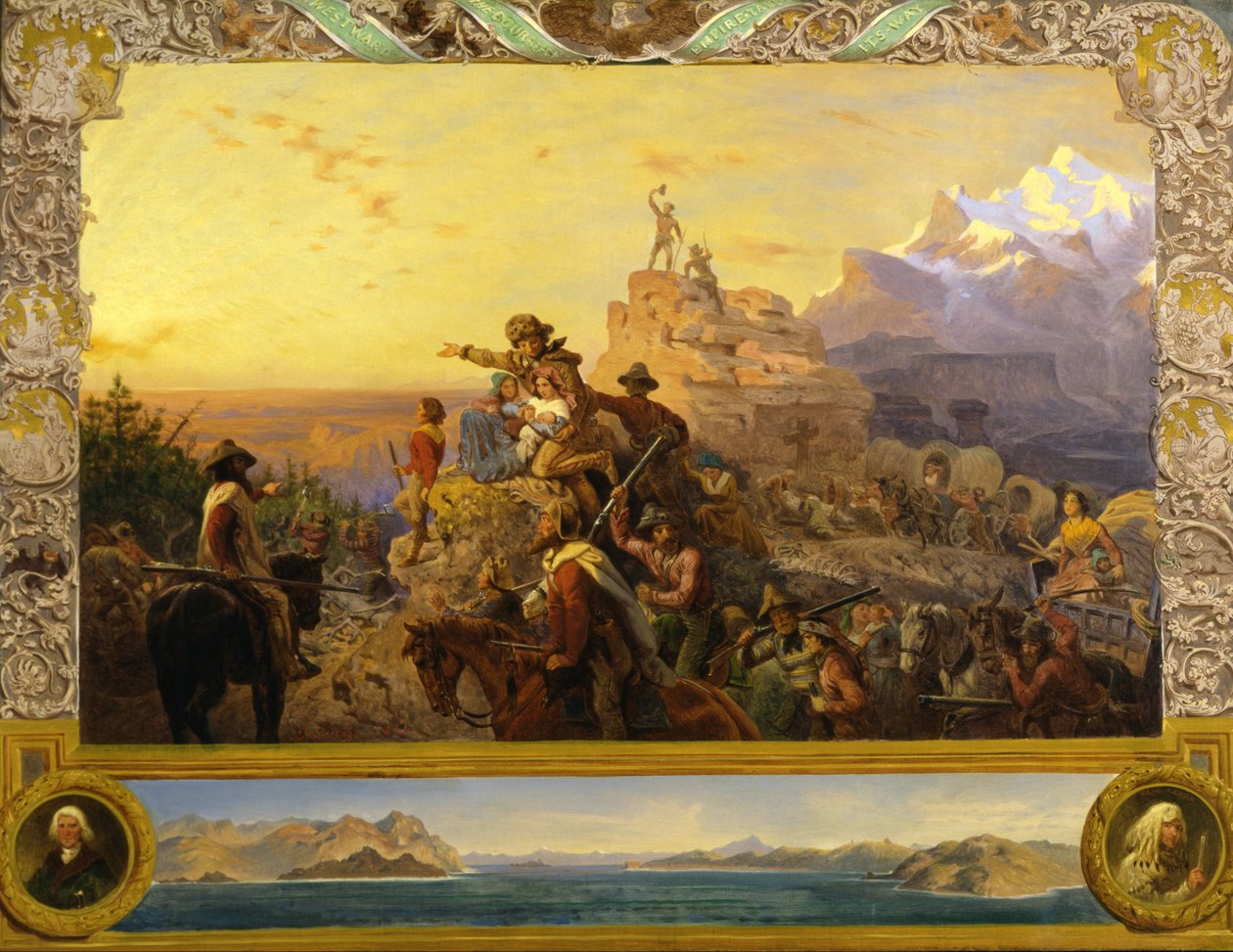 Westward the Course of Empire Takes Its Way (mural study, U.S. Capitol) by Emanuel Gottlieb Leutze