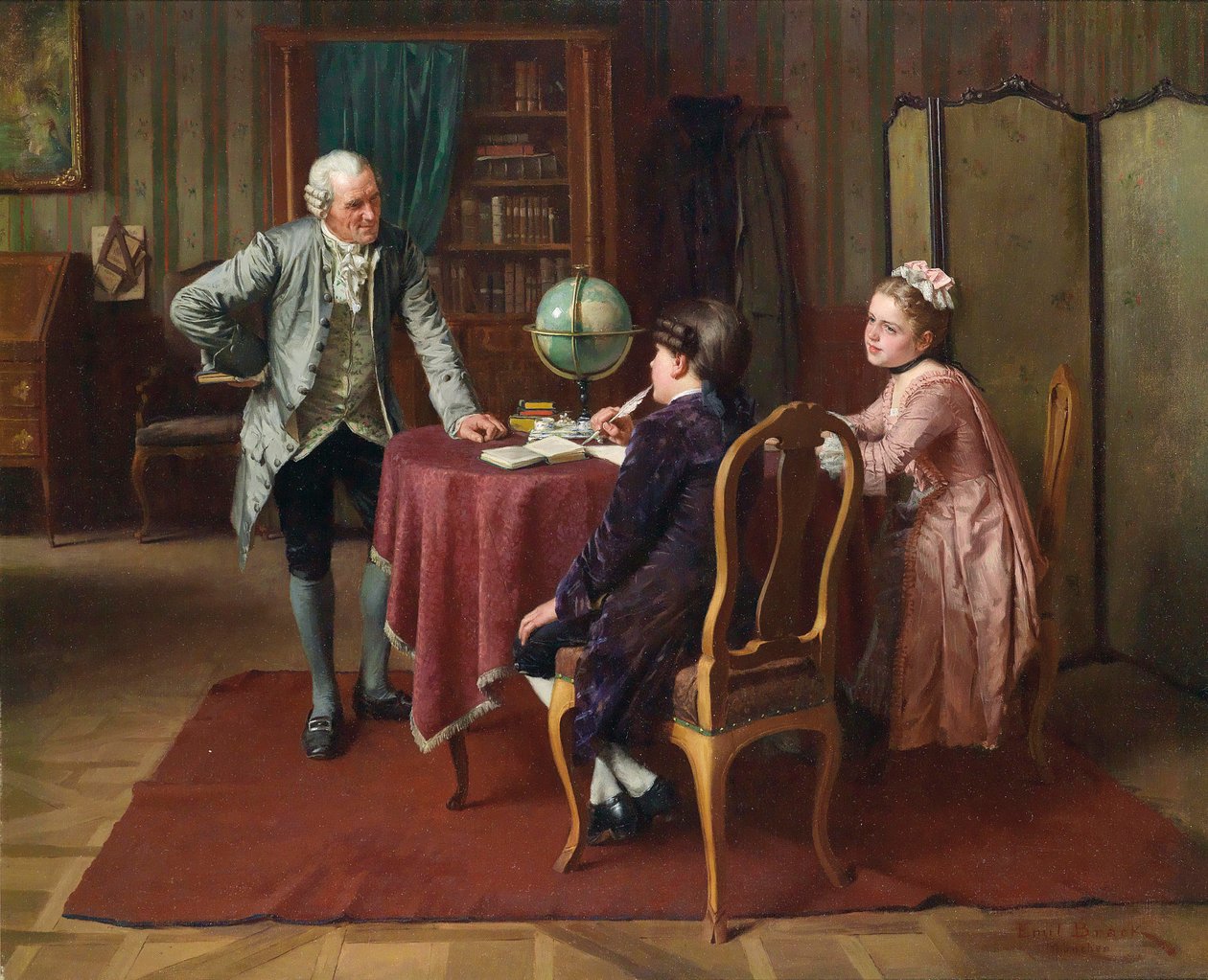 The Geography Lesson by Emil Brack