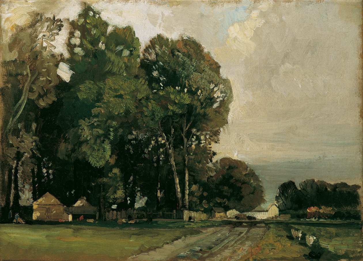 Scene from the Prater – Krieau by Emil Jakob Schindler