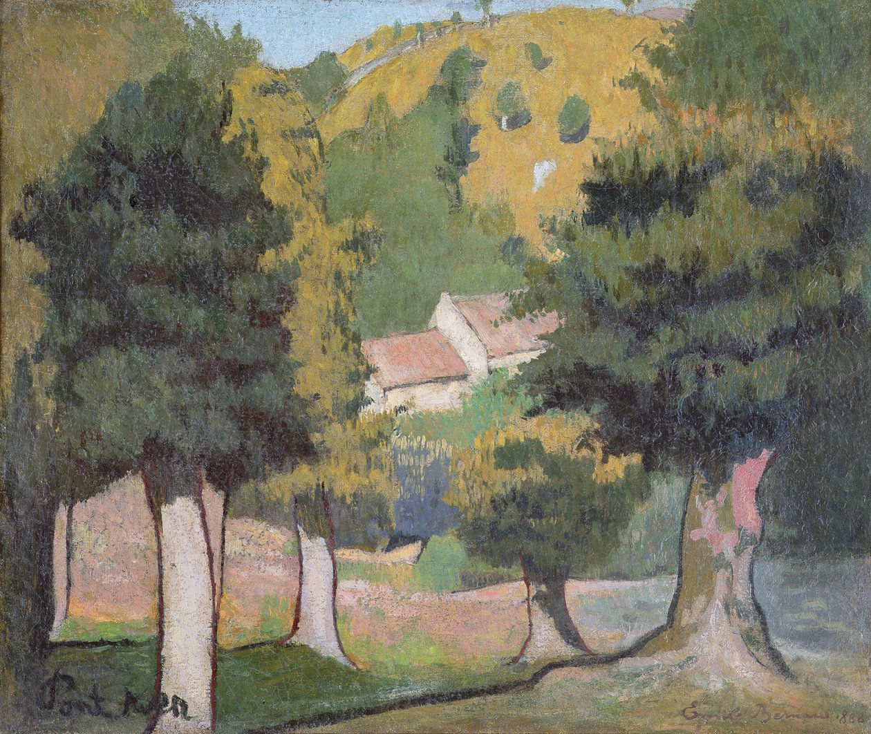 Landscape at Pont-Aven by Emile Bernard