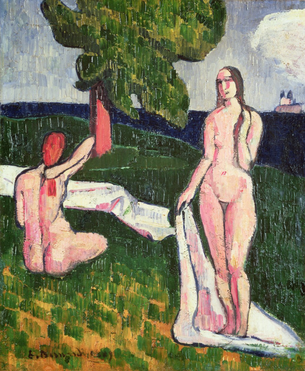 Two Bathers Under a Tree by Emile Bernard