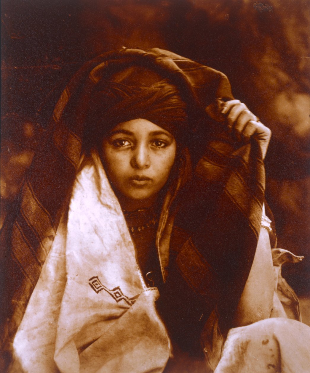 Kabylie tribeswoman, c.1890 by Emile Frechon