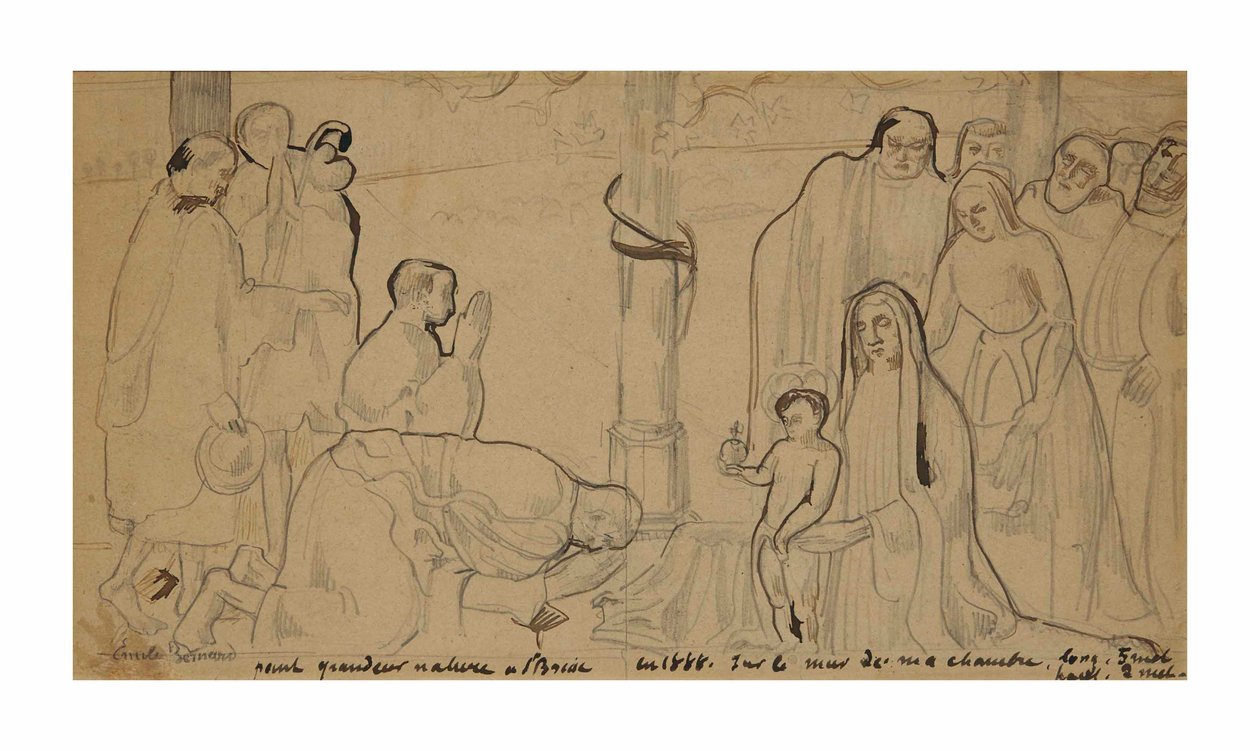 Adoration of the Shepherds by Emile Bernard