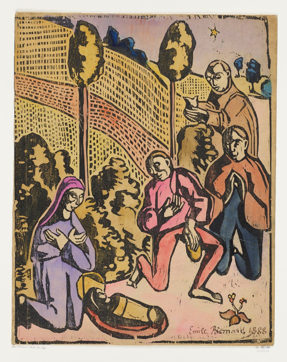 Adoration of the Shepherds by Emile Bernard