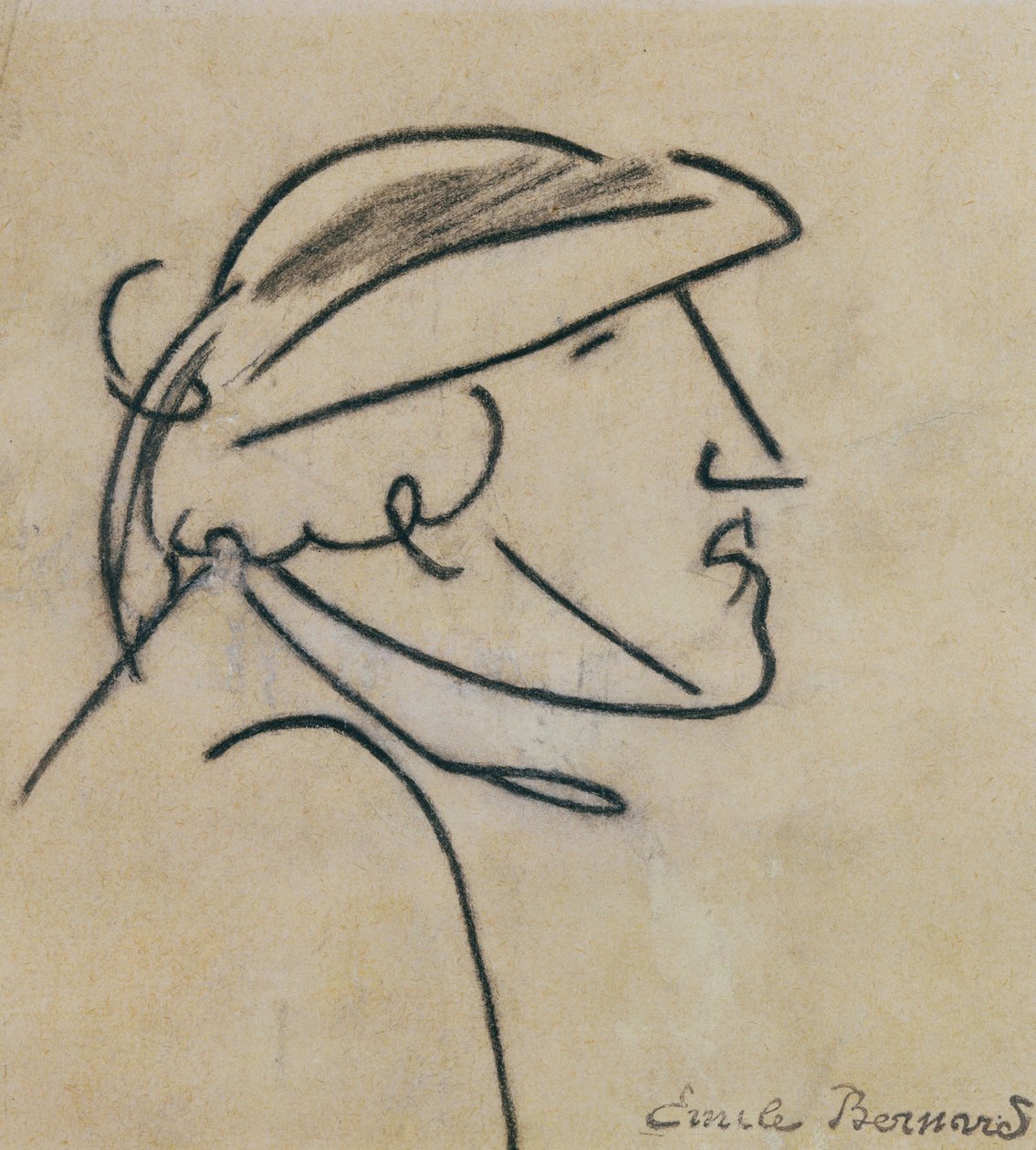 Study of a Breton Man by Emile Bernard