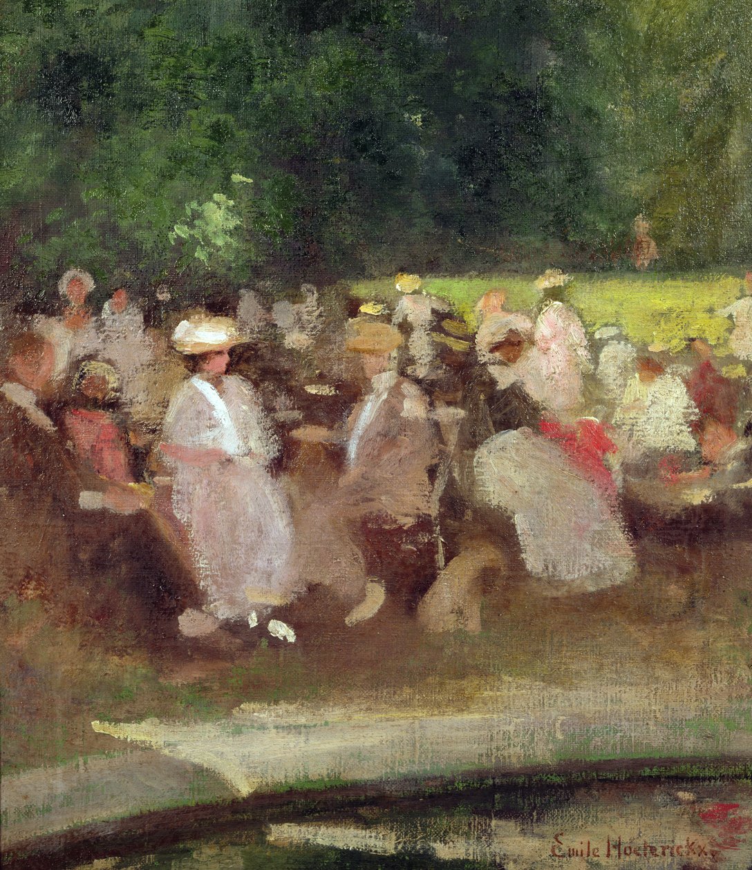 Summer in the Park by Emile Hoeterickx