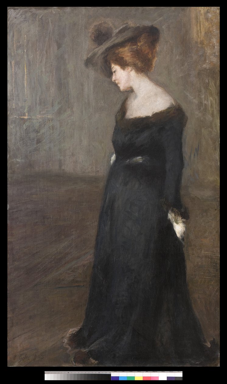 Portrait of a Lady by Emilio Gola