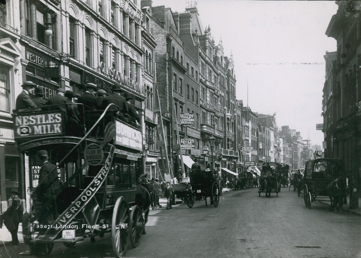 Fleet Street, London by English Photographer