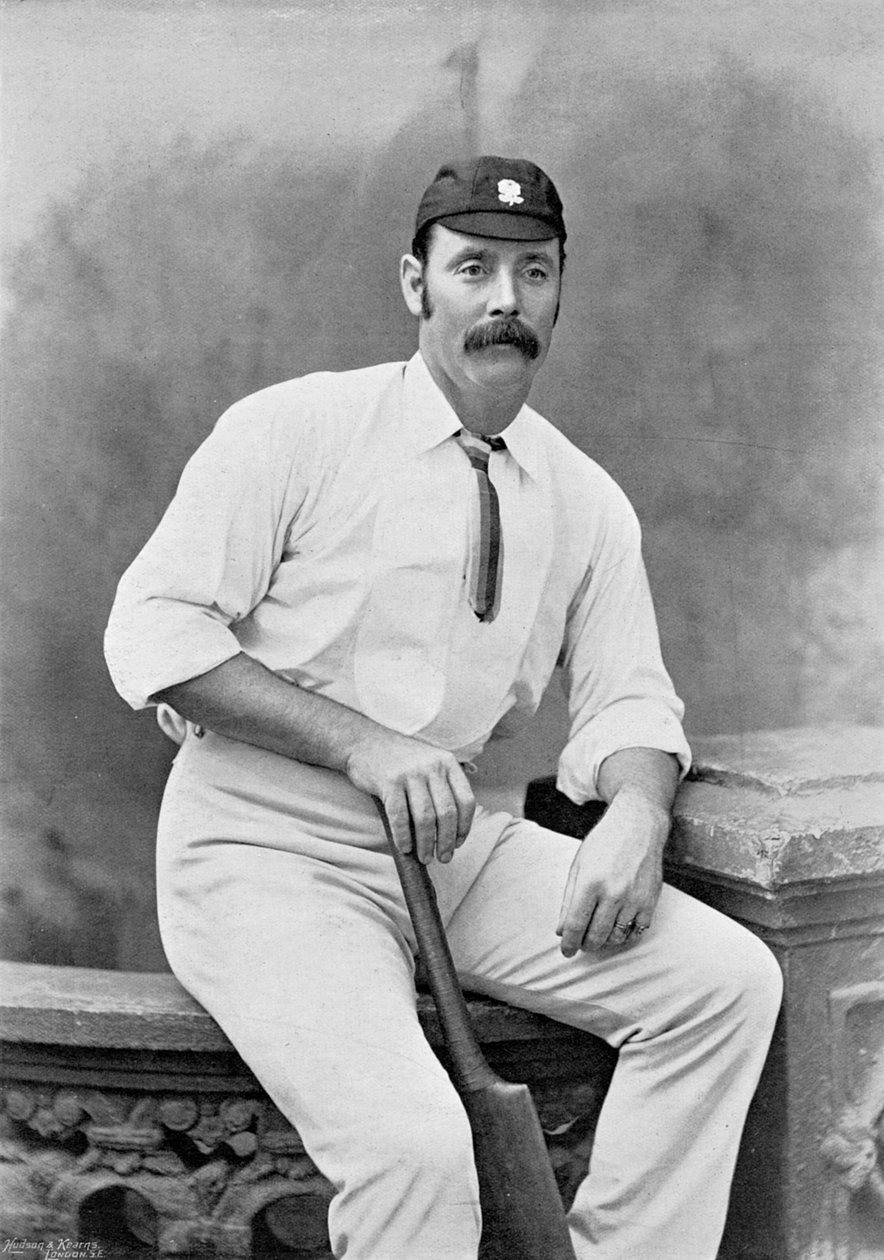 George Ulyett, from Famous Cricketers and Cricket Grounds, Published by Hudson and Kearns, 1895 by English Photographer