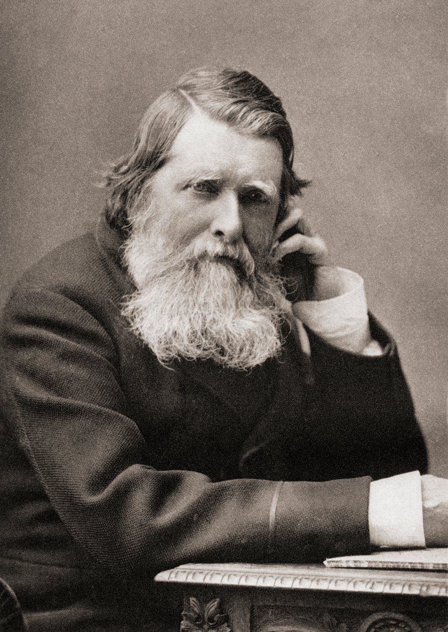 John Ruskin, from Selections from the Writings of John Ruskin, published 1901 by English Photographer