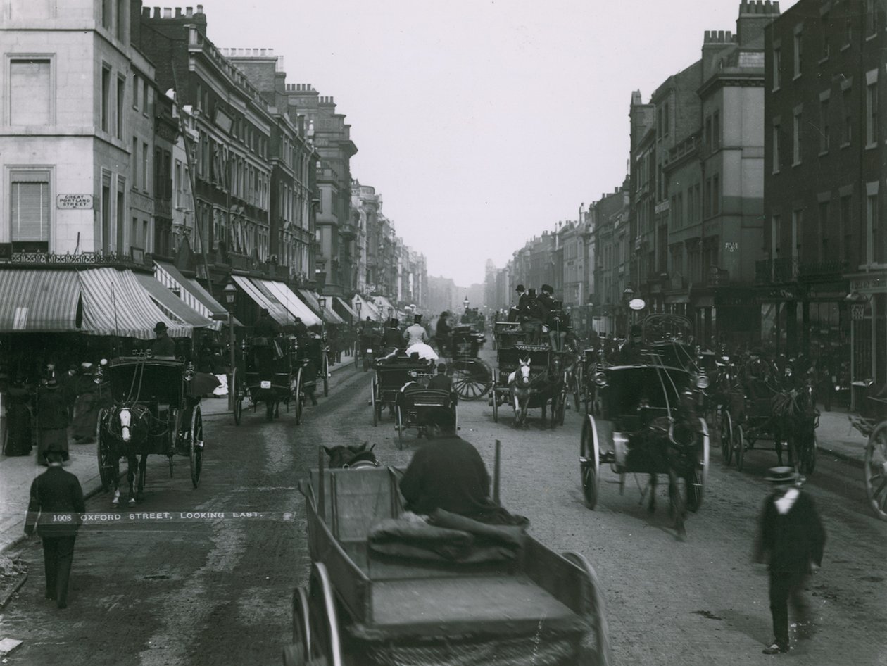 Oxford Street, London, looking east by English Photographer