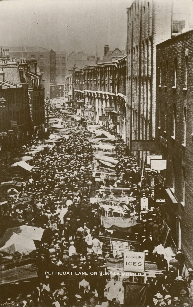 Petticoat Lane on Sunday Morning by English Photographer