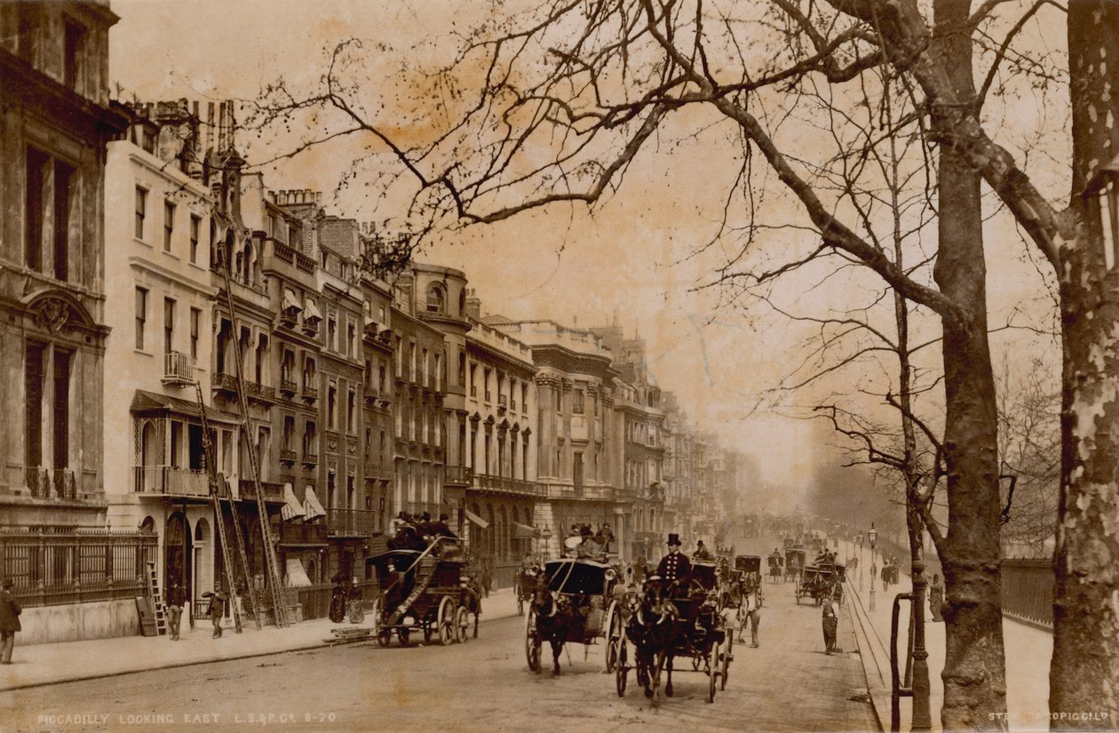 Piccadilly, London, looking east by English Photographer