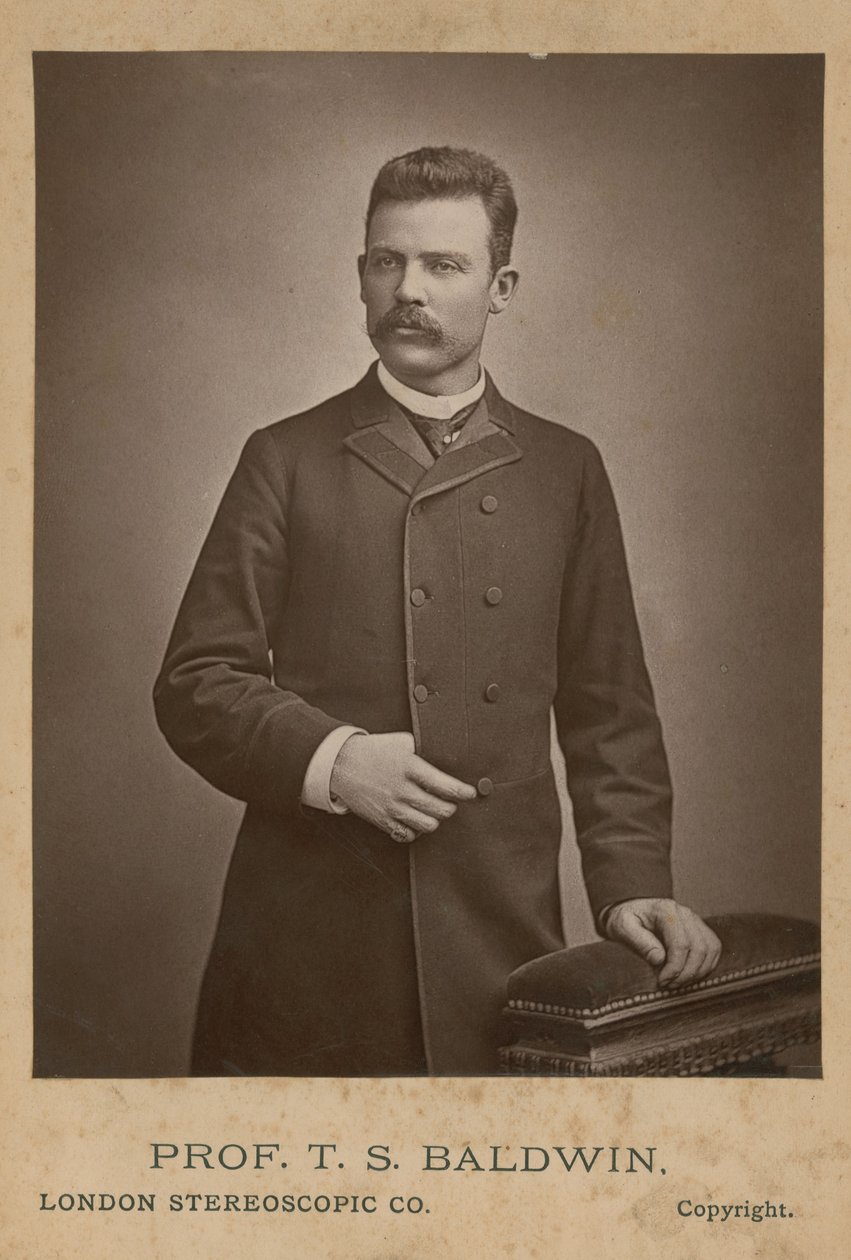 Portrait of Professor Thomas Scott Baldwin by English Photographer