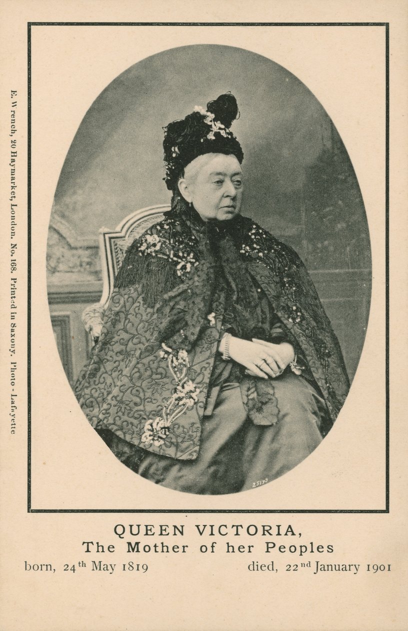 Queen Victoria, the mother of her peoples by English Photographer