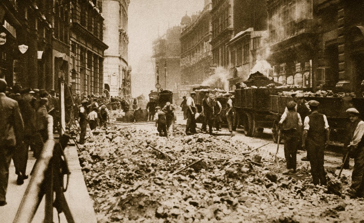 Rebuilding and modernising roads by English Photographer
