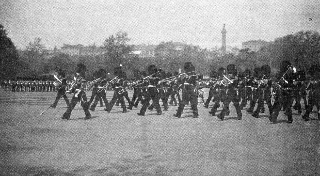 Rehearsing for the Birthday Parade by English Photographer