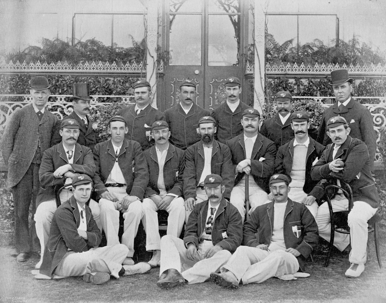 The Australians, 1893 Eighth Team, from Famous Cricketers and Cricket Grounds, Published by Hudson and Kearns, 1895 by English Photographer