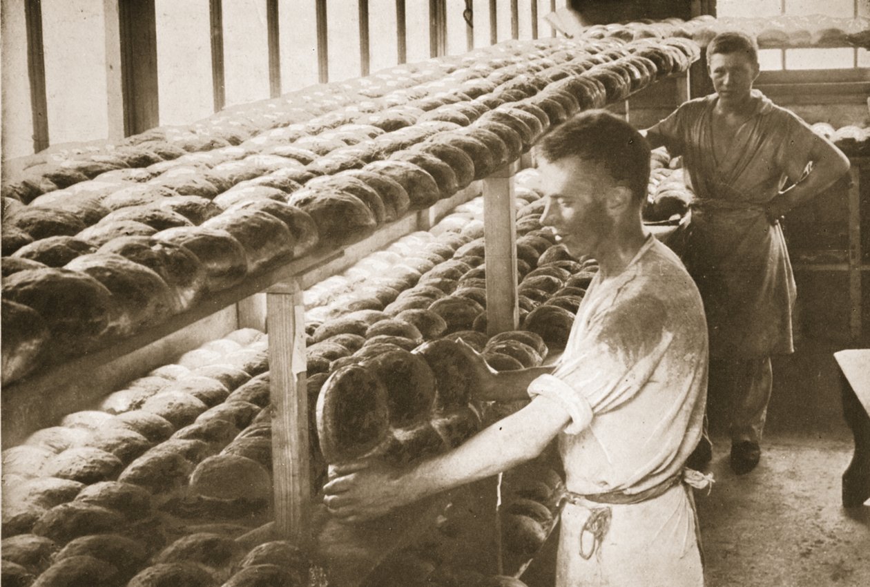 The Bakery, Eastcote, illustration from German Prisoners in Great Britain by English Photographer