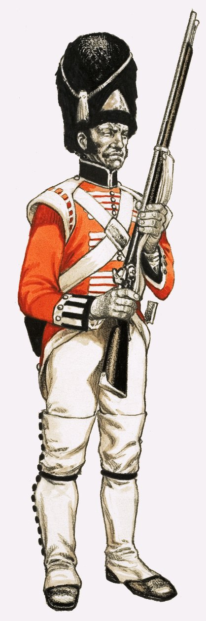 92nd Foot Grenadier 1815 by English School