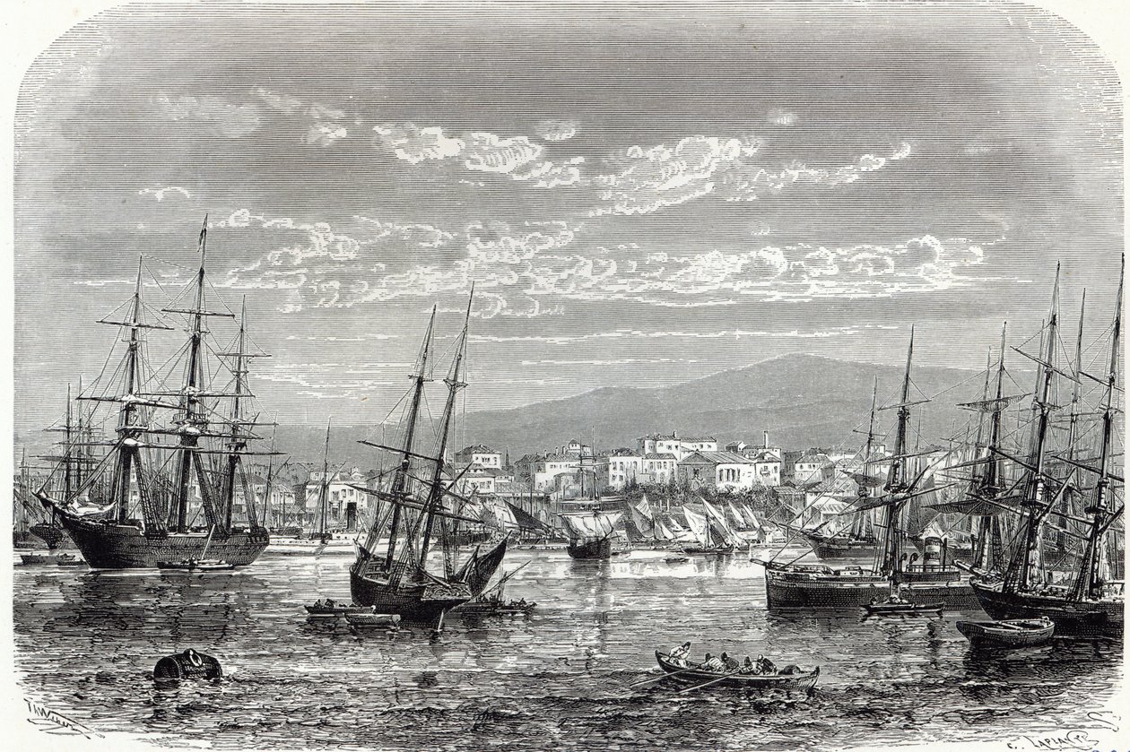 Athens: general view of the Piraeus, from 