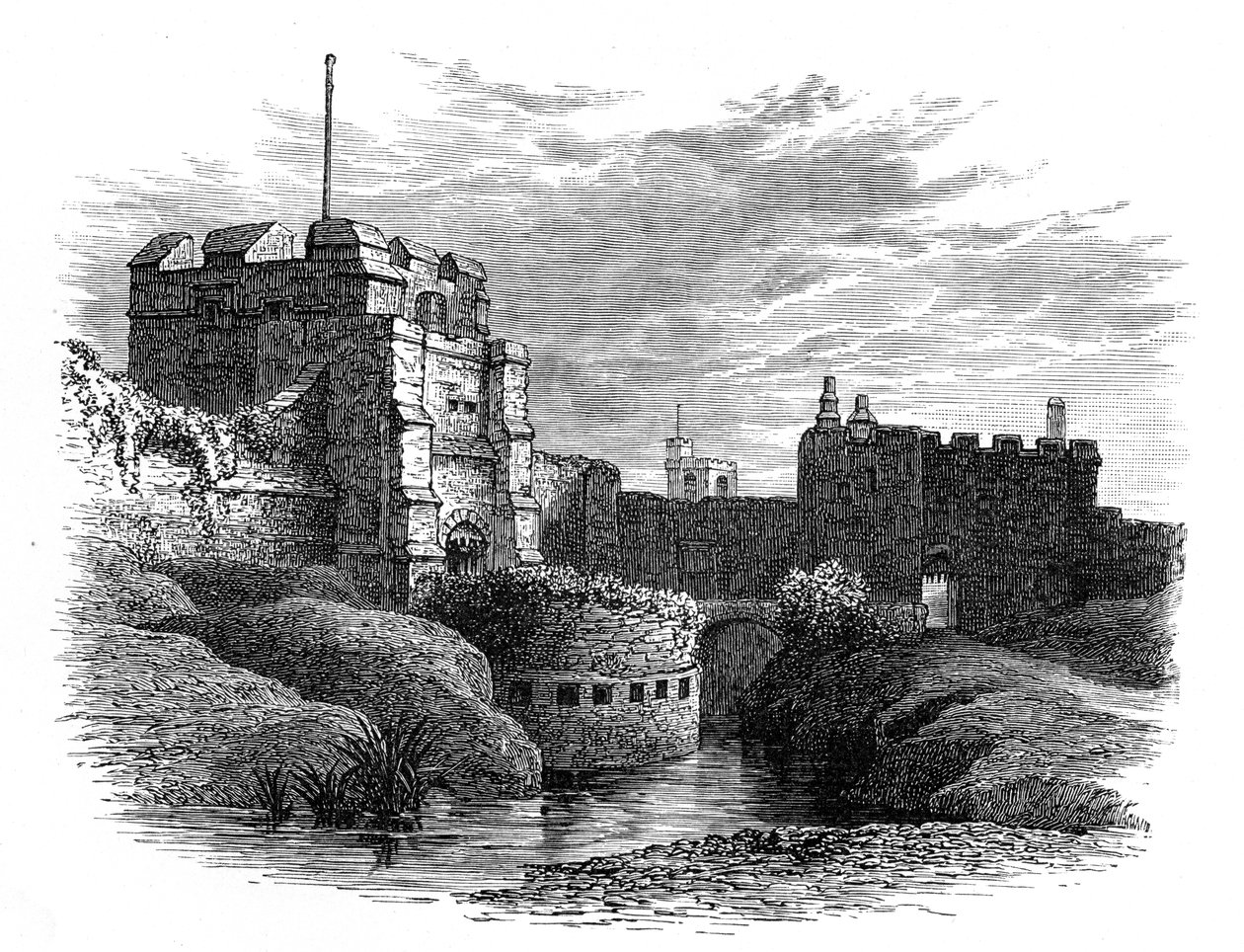 Carlisle Castle by English School