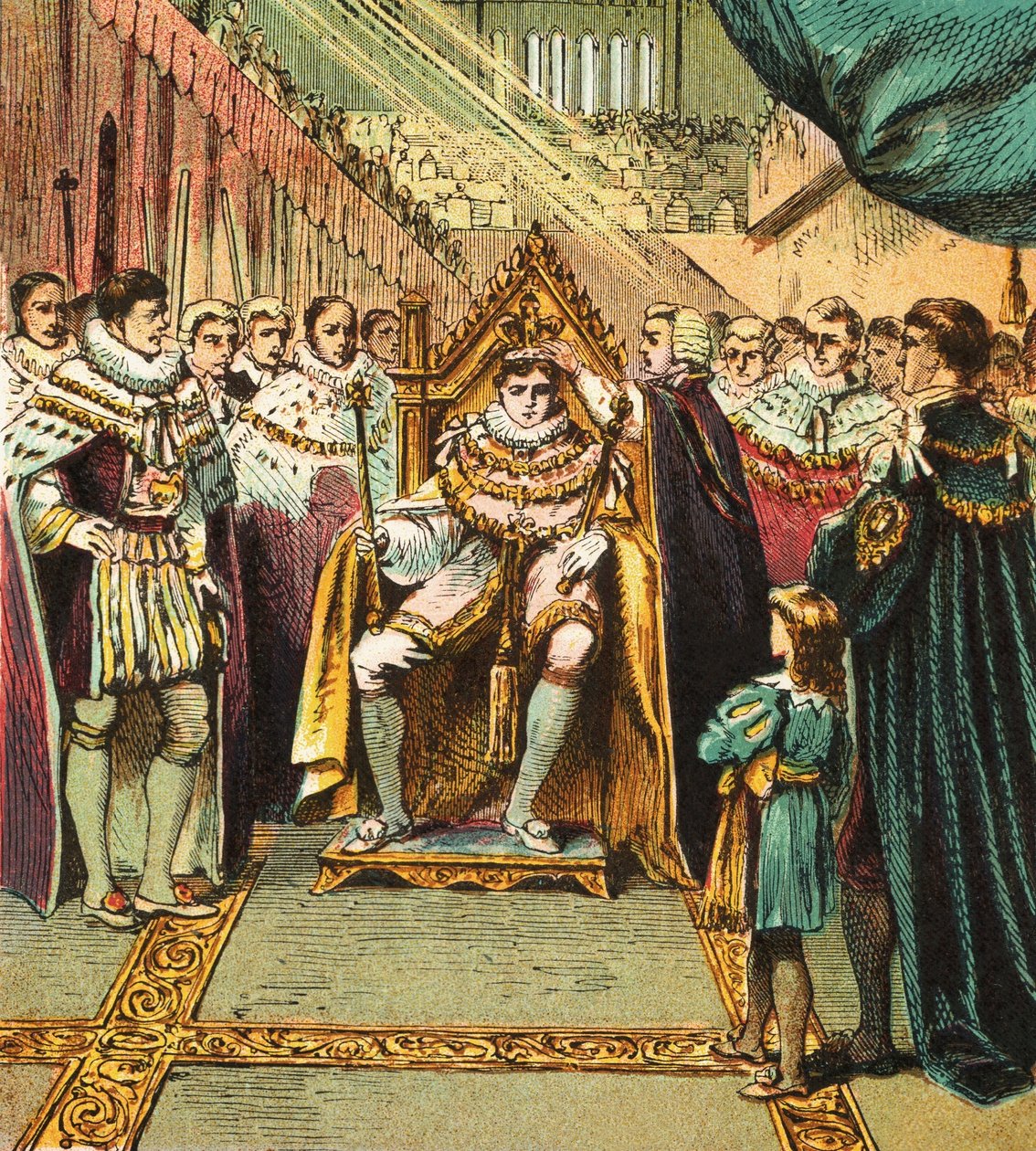 Coronation of George IV by English School