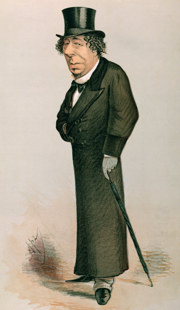 Disraeli, Benjamin: cartoon from Vanity Fair, Jan 30, 1869 by English School