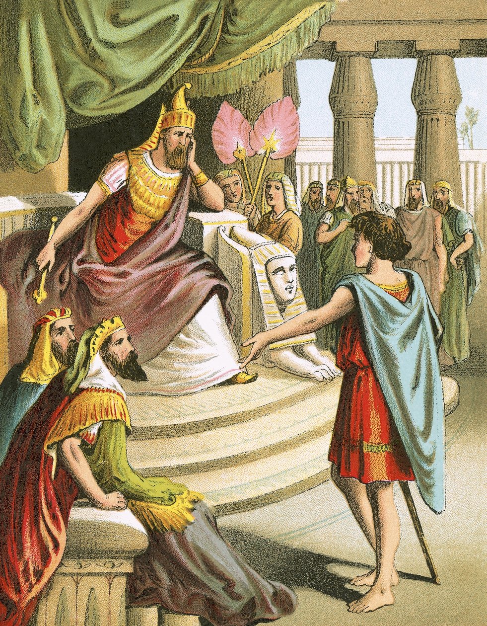 Joseph interpreting Pharaoh