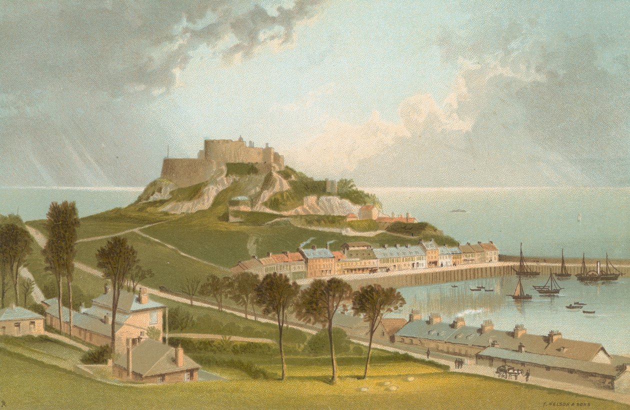 Mont Orgeuil Castle, Jersey by English School