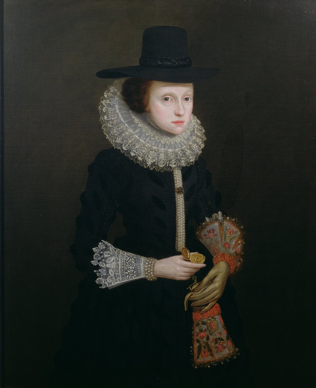 Portrait of Hester Crispe (nee Ireland), c.1620 by English School