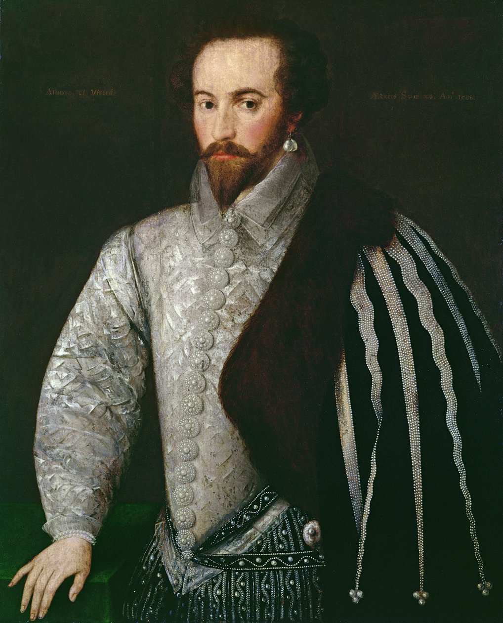 Portrait of Sir Walter Raleigh by English School